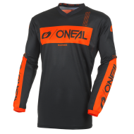 Motocross shirt O`NEAL ELEMENT RACEWEAR BLACK/ORANGE V.27