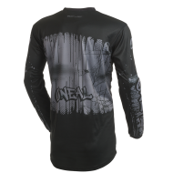 Motocross shirt O`NEAL ELEMENT RANCID BLACK/GRAY V.27