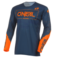 Motocross shirt O'NEAL MAYHEM PAINT BLUE/ORANGE V.27