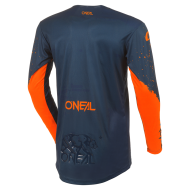 Motocross shirt O'NEAL MAYHEM PAINT BLUE/ORANGE V.27