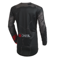 Motocross shirt O`NEAL ELEMENT ACID BLACK/GRAY V.27