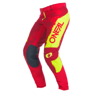 Motocross breeches O'NEAL MAYHEM PAINT RED/NEON YELLOW V.27