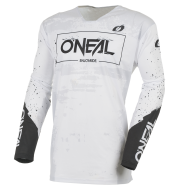 Motocross shirt O'NEAL MAYHEM PAINT WHITE/BLACK V.27