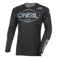 Motocross shirt O'NEAL MAYHEM SOLID BLACK V.27