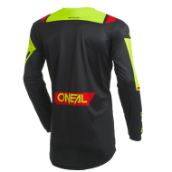 Motocross blouse O`NEAL ELEMENT FACTOR BLACK/NEON YELLOW V.27