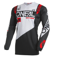 Motocross shirt O`NEAL ELEMENT FACTOR BLACK/WHITE V.27