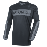 Motocross shirt O`NEAL ELEMENT RACEWEAR BLACK/GRAY V.27