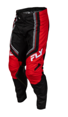 Motocross breeches FLY RACING Kinetic DBK Pants - Black/Red/White