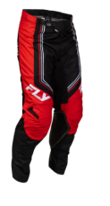 Motocross breeches FLY RACING Kinetic DBK Pants - Black/Red/White