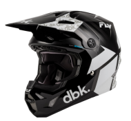 Детска мотокрос каска FLY RACING Formula CP DBK - Black/White/Grey