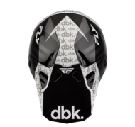 Детска мотокрос каска FLY RACING Formula CP DBK - Black/White/Grey