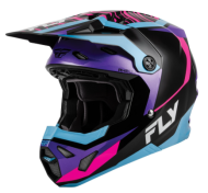 Детска мотокрос каска FLY RACING Formula Charge- Black/Purple/Pink/Blue