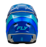 Детска мотокрос каска FLY RACING Kinetic Scrap Blue/Light Blue/Grey
