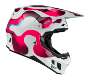Мотокрос каска FLY RACING Formula CC Vibe - White/Pink/Blue