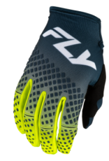 Мотокрос ръкавици FLY RACING Kinetic Fade - Navy/Hi-Vis/White