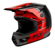 Мотокрос каска FLY RACING Kinetic DBK 27 - Black/Red/Grey