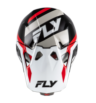 Детска мотокрос каска FLY RACING Formula CP Seal- White/Black/Red