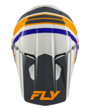 Детска мотокрос каска FLY RACING Kinetic Scrap White/Orange/Blue/Grey
