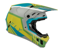 Мотокрос каска FLY RACING Formula CC Strike- Grey/Green/Teal