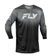 Μπλούζα μοτοκρός FLY RACING Rayce Sonar Μαύρο/Γκρι/Λευκό