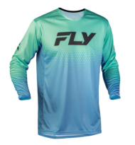 Детска мотокрос блуза FLY RACING Rayce Sonar - Teal/Aqua