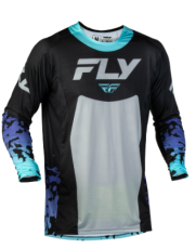 Мотокрос блуза FLY RACING Lite Flake- Black/Grey/Multi