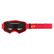 Ochelari motocross O'NEAL B-22 PAINT ROȘU/GALBEN NEON - GRI