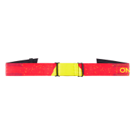 Ochelari motocross O'NEAL B-22 PAINT ROȘU/GALBEN NEON - GRI