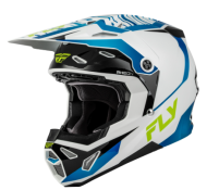 Motocross helmet FLY RACING Formula CP Charge -White/Blue/Black