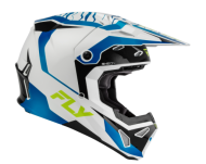 Motocross helmet FLY RACING Formula CP Charge -White/Blue/Black