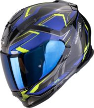 Cască Scorpions Exo 491 Zumo Negru/Albastru/Galben
