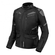 Geacă de motocicletă touring pentru femei, 4 sezoane, SHIMA DUNE LADY BLACK