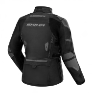 Geacă de motocicletă touring pentru femei, 4 sezoane, SHIMA DUNE LADY BLACK
