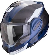 Cască Scorpion Exo-Tech Evo Team Albastră/Neagră/Albă