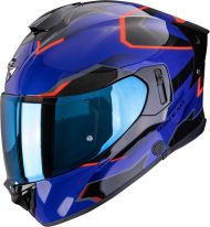 Cască Scorpion Exo 530 Clip Negru/Albastru/Roșu
