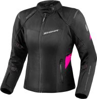 Γυναικείο μπουφάν μοτοσικλέτας 4 εποχών SHIMA RUSH 2 Lady Pink + προστατευτικό πλάτης