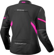 Γυναικείο μπουφάν μοτοσικλέτας 4 εποχών SHIMA RUSH 2 Lady Pink + προστατευτικό πλάτης