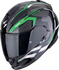 Cască Scorpion Exo 491 Kripta Negru/Verde/Alb