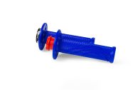 Mânere RACETECH R20 Lock On Grips Wave Albastru