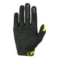 Mănuși de motocross pentru copii O'NEAL ELEMENT RACEWEAR BLACK/NEON YELLOW V.24