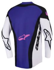 Motocross Jersey Alpinestars TECHSTAR KNIF BLACK / GRAY / PURPLE