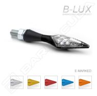 Indicatoare LED pentru motociclete BARRACUDA X-LED B-LUX NEGRU