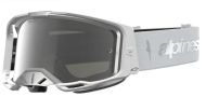 Motocross goggles ALPINESTARS VISION 8 AMBER WHT SILVER MIRROR-SILVER