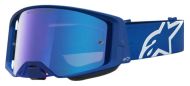 Motocross Goggles ALPINESTARS SUPERTECH VESTA BLITHE BL WH MIRR-BLUE