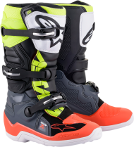 Alpinestars TECH Tech 7S Παιδικές μπότες Motocross ΜΑΥΡΟ/ΚΟΚΚΙΝΟ/ΚΙΤΡΙΝΟ