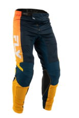 Motocross breeches FLY RACING Kinetic Mesh Navy / Orange