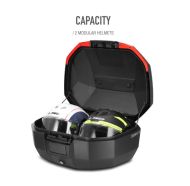 Motorcycle suitcase SHAD SH51 CARBON