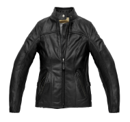 Geaca de motociclete din piele de dama SPIDI ROCK LADY Neagra