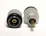 Capături ghidon R&G RACING Capături ghidon negre Triumph Speed Triple 955/1050