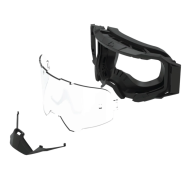 Motocross Goggles LEATT Velocity 5.5 Stealth Light Gray 58%